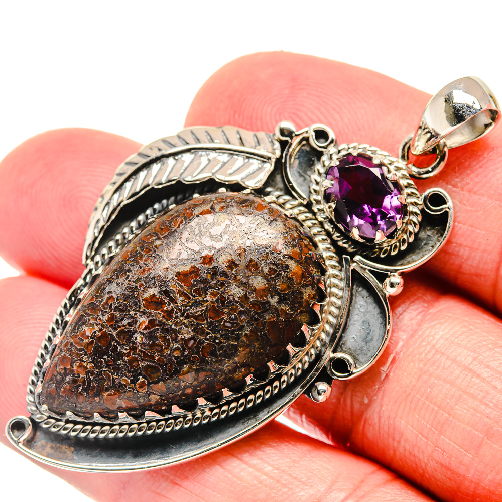 Dinosaur Bone Pendants handcrafted by Ana Silver Co - PD20530