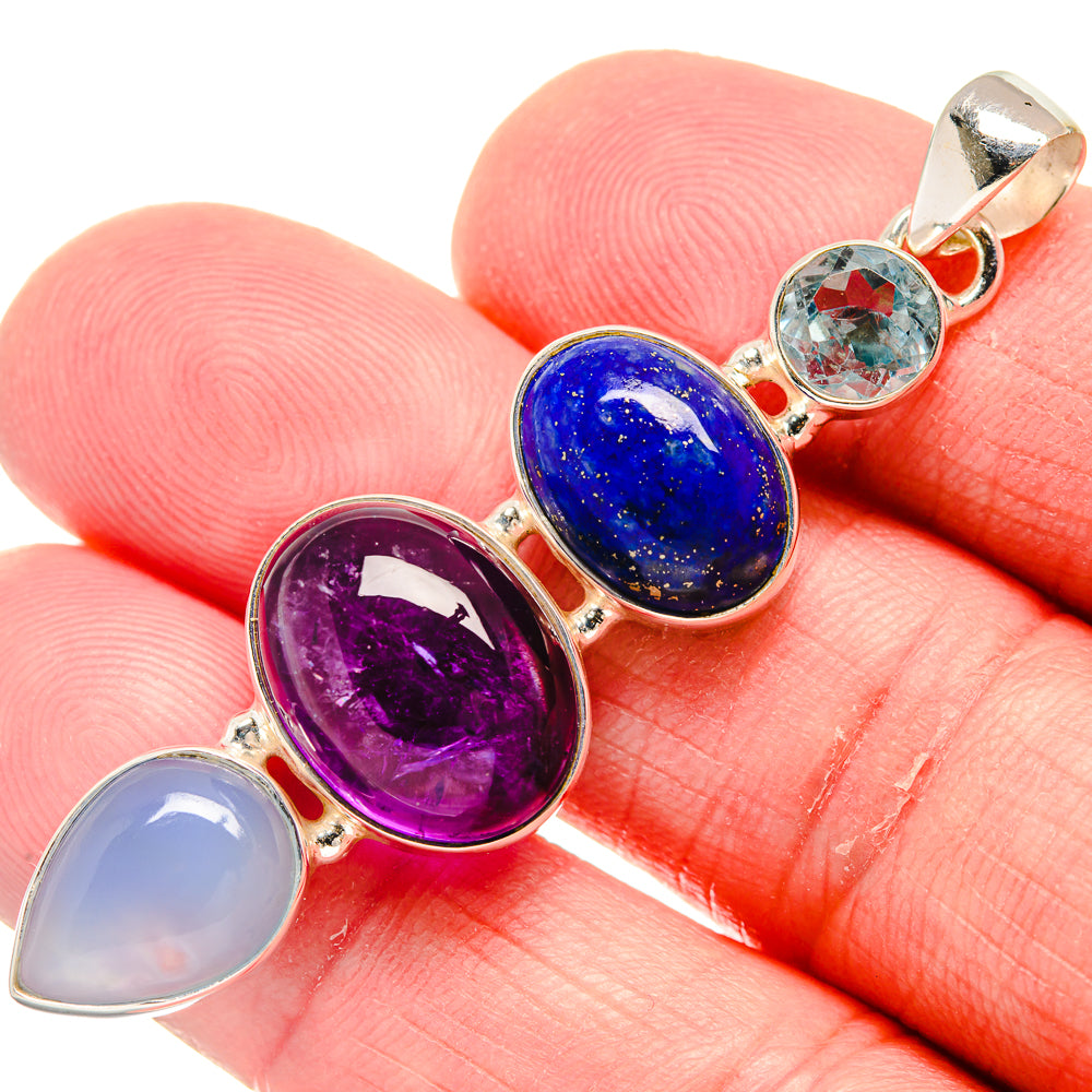 Amethyst Pendants handcrafted by Ana Silver Co - PD20539