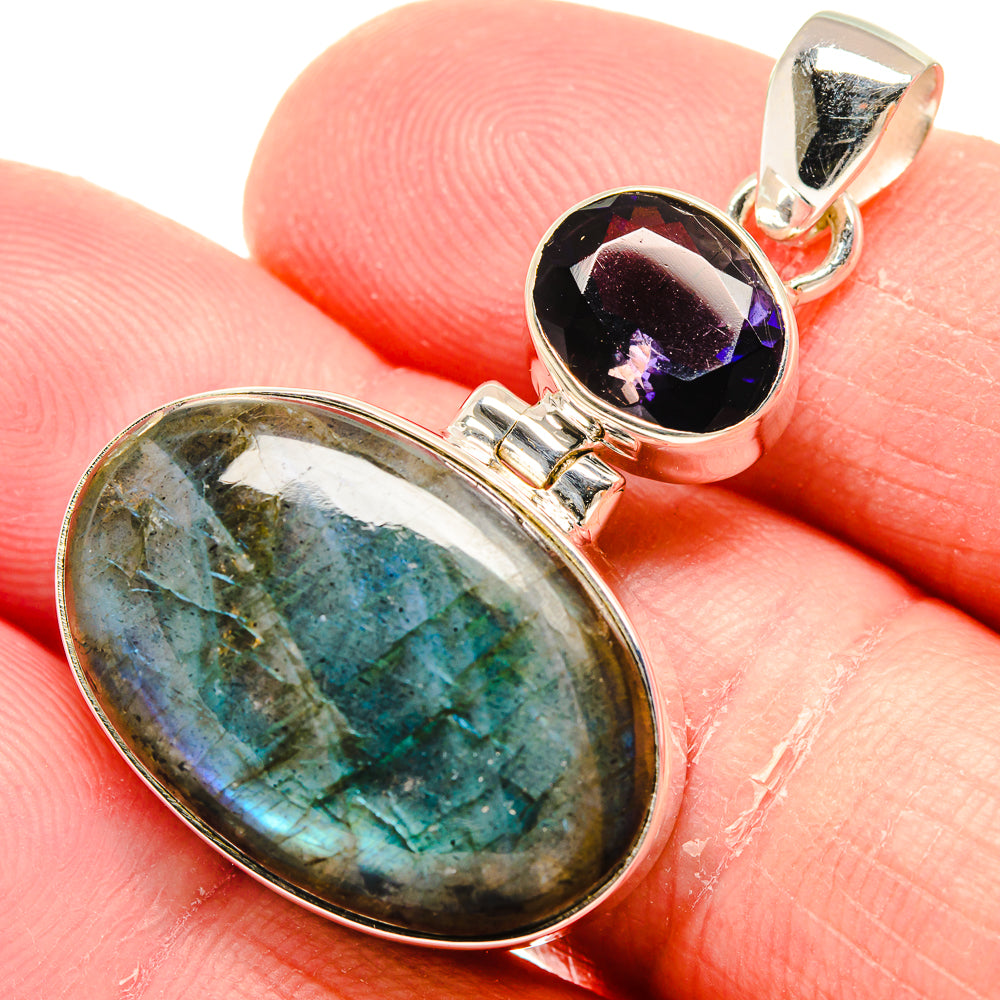 Amethyst Pendants handcrafted by Ana Silver Co - PD20561
