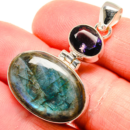 Amethyst Pendants handcrafted by Ana Silver Co - PD20561