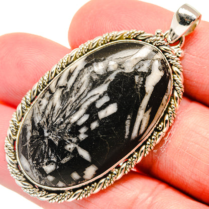 Chrysanthemum Stone Pendants handcrafted by Ana Silver Co - PD20568
