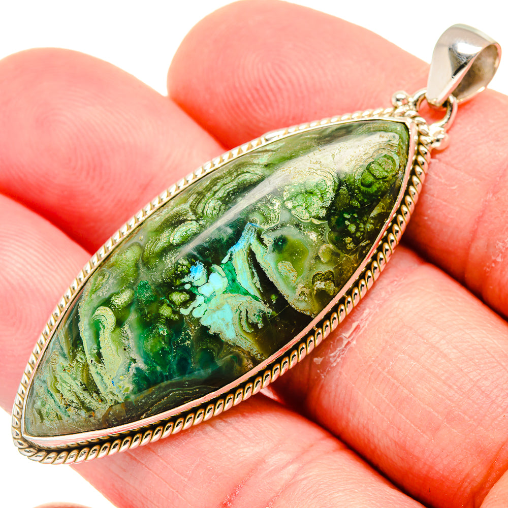 Rainforest Opal Pendants handcrafted by Ana Silver Co - PD20570