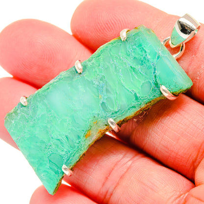 Chrysoprase Pendants handcrafted by Ana Silver Co - PD20576