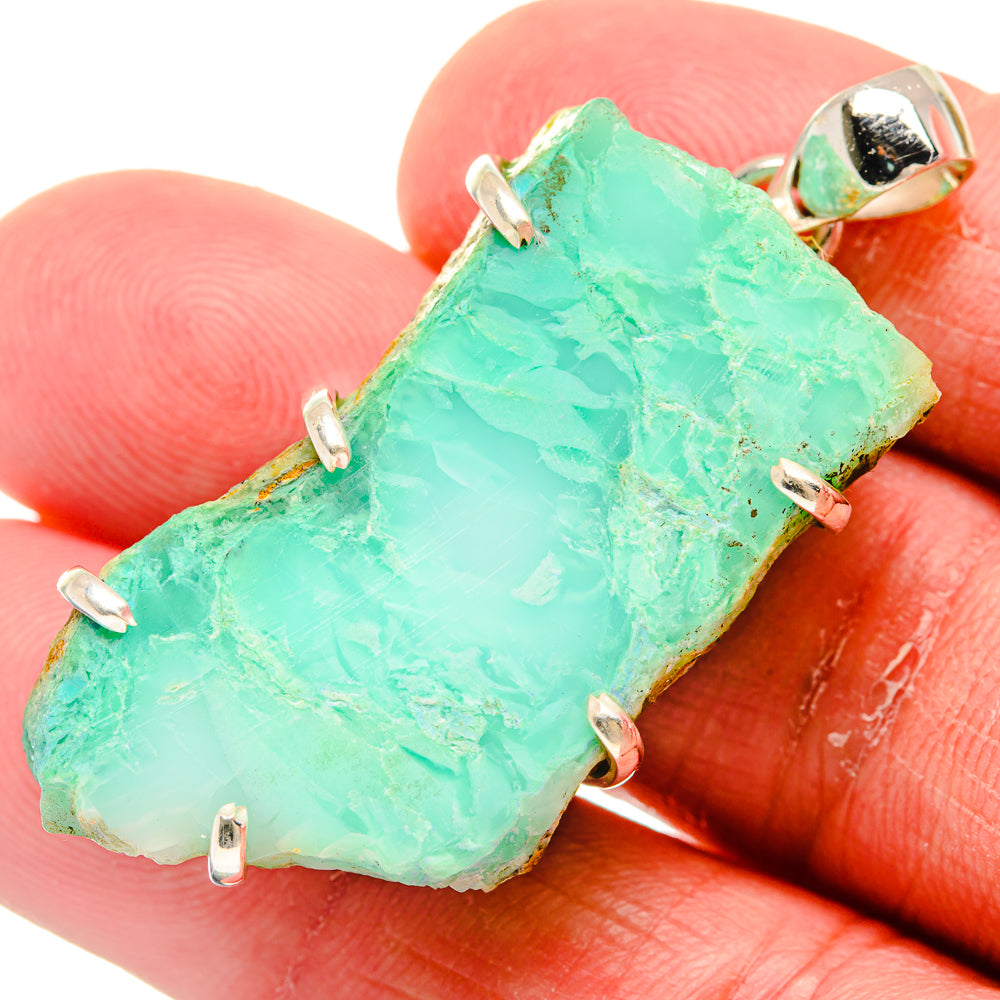 Chrysoprase Pendants handcrafted by Ana Silver Co - PD20578