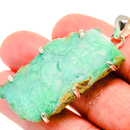 Chrysoprase Pendants handcrafted by Ana Silver Co - PD20579
