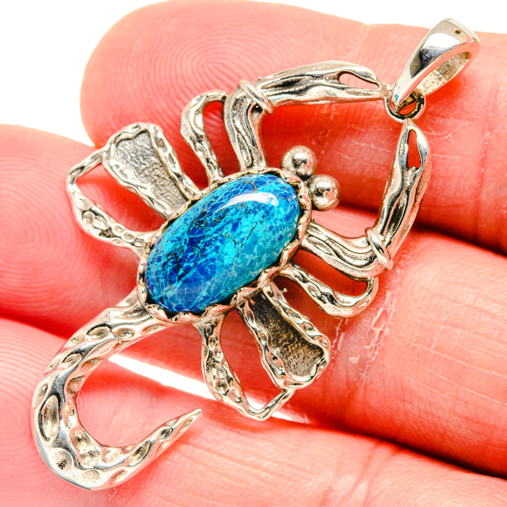Chrysocolla Pendants handcrafted by Ana Silver Co - PD20587