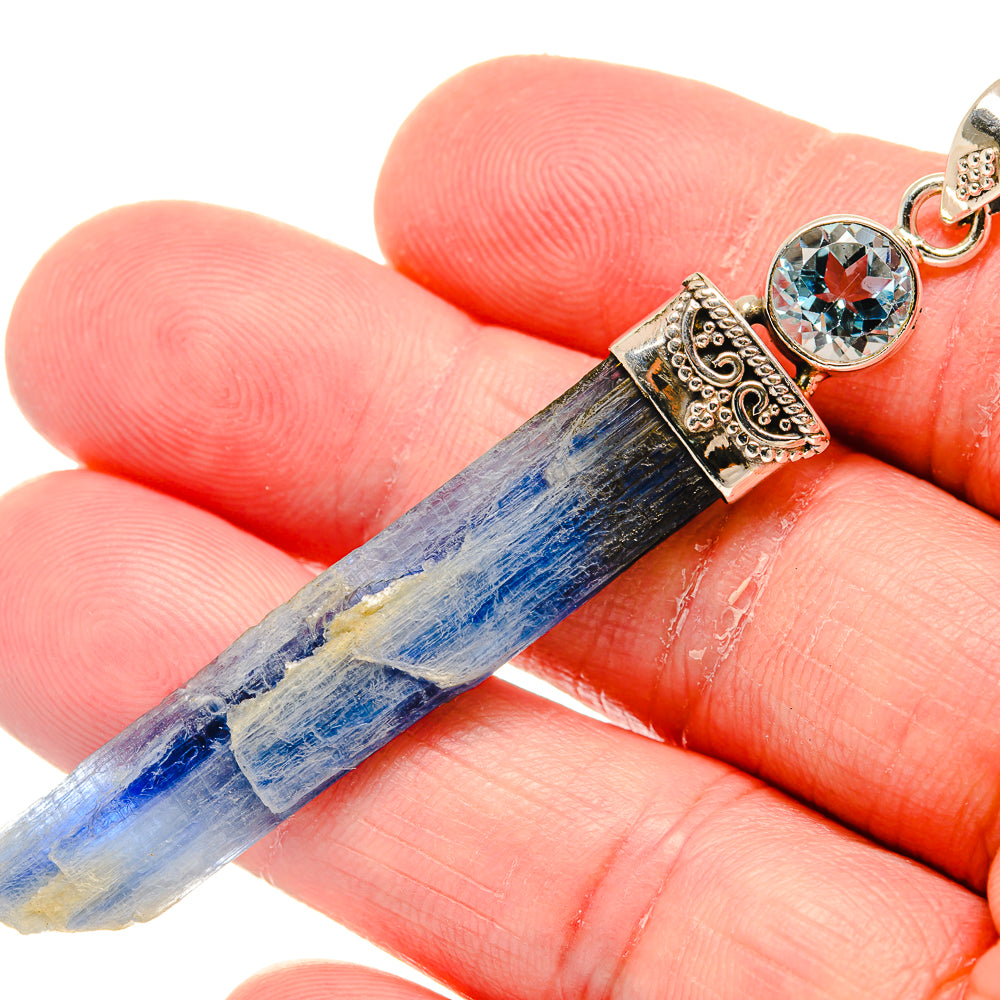 Kyanite Pendants handcrafted by Ana Silver Co - PD20605