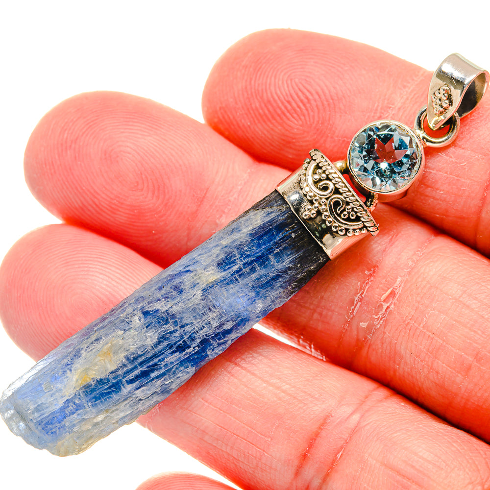 Kyanite Pendants handcrafted by Ana Silver Co - PD20606