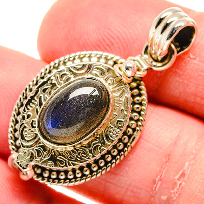 Labradorite Pendants handcrafted by Ana Silver Co - PD20621