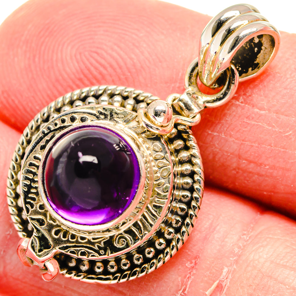 Amethyst Pendants handcrafted by Ana Silver Co - PD20623