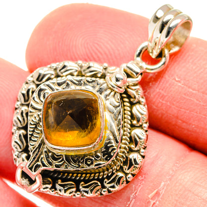 Citrine Pendants handcrafted by Ana Silver Co - PD20624