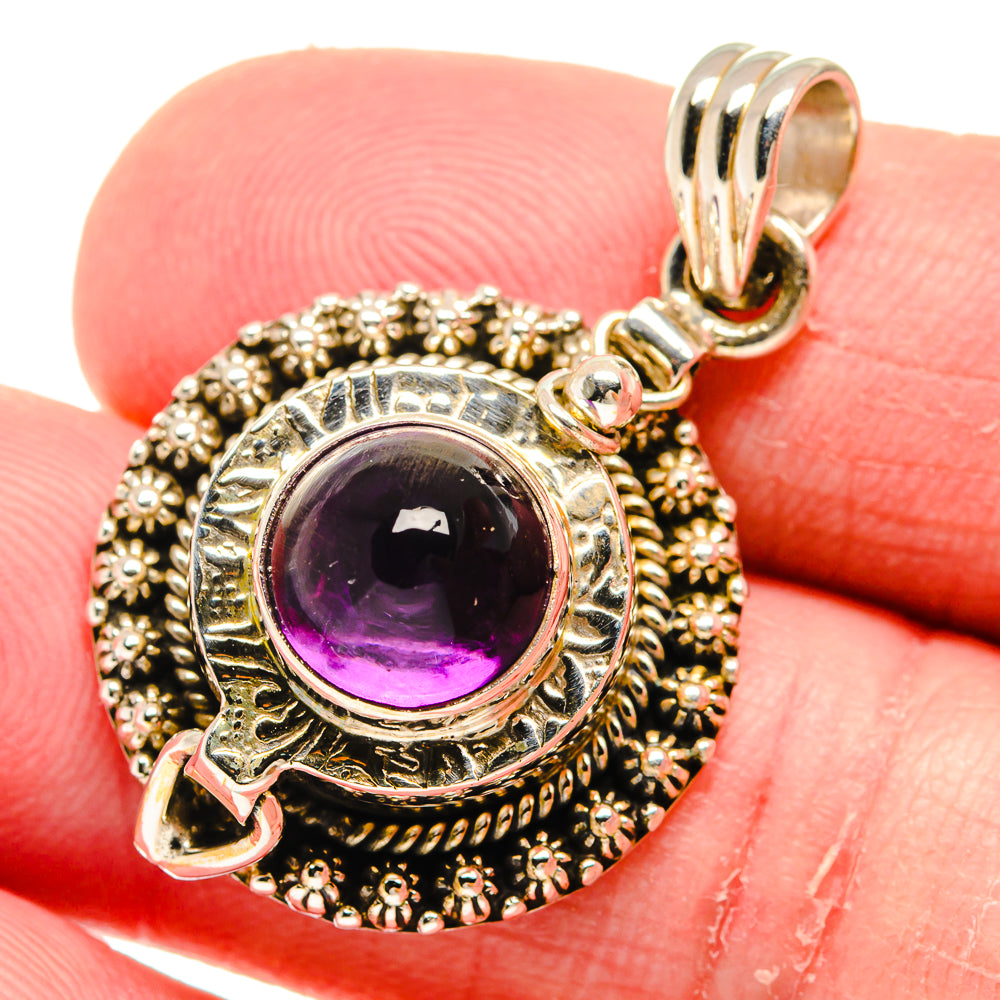 Amethyst Pendants handcrafted by Ana Silver Co - PD20625