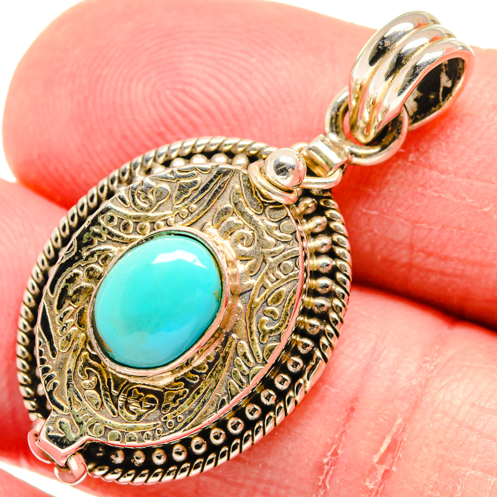 Chrysocolla Pendants handcrafted by Ana Silver Co - PD20626
