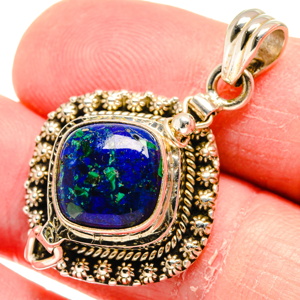 Azurite Pendants handcrafted by Ana Silver Co - PD20634