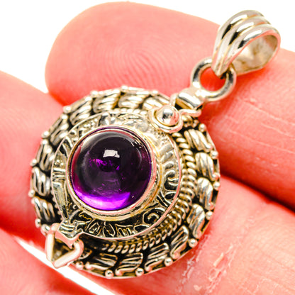 Amethyst Pendants handcrafted by Ana Silver Co - PD20635