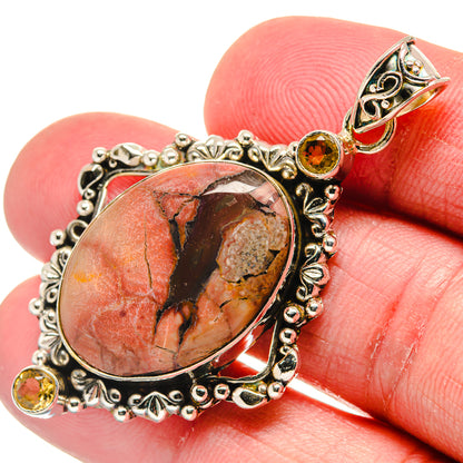 Butterfly Jasper Pendants handcrafted by Ana Silver Co - PD20650