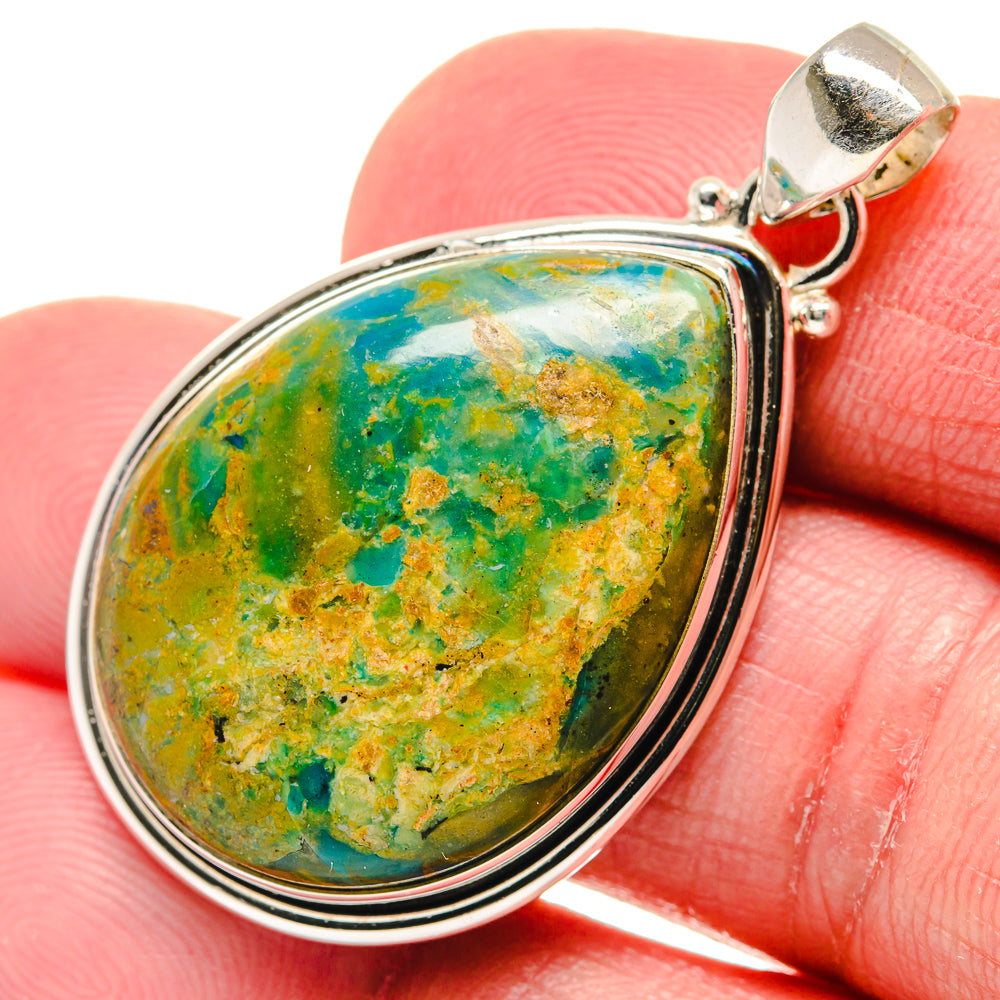 Peruvian Opal Pendants handcrafted by Ana Silver Co - PD20652