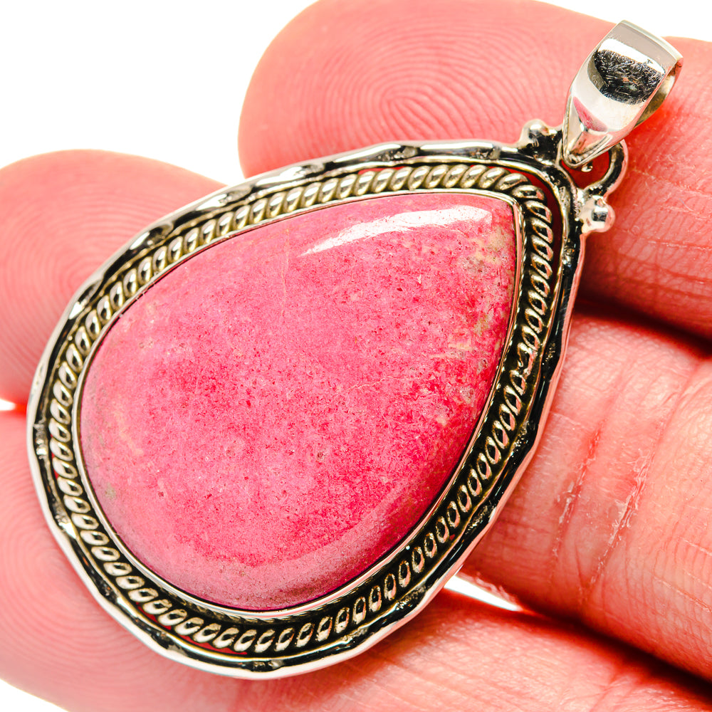 Rhodochrosite Pendants handcrafted by Ana Silver Co - PD20656