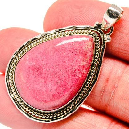 Rhodochrosite Pendants handcrafted by Ana Silver Co - PD20656
