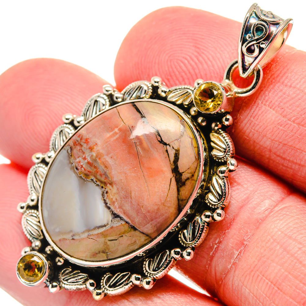 Butterfly Jasper Pendants handcrafted by Ana Silver Co - PD20657