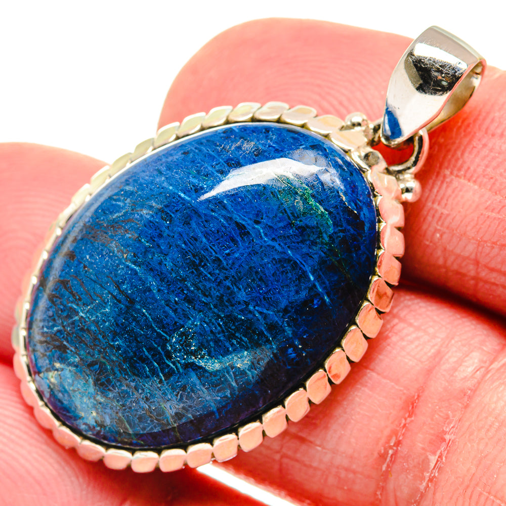 Azurite Pendants handcrafted by Ana Silver Co - PD20675