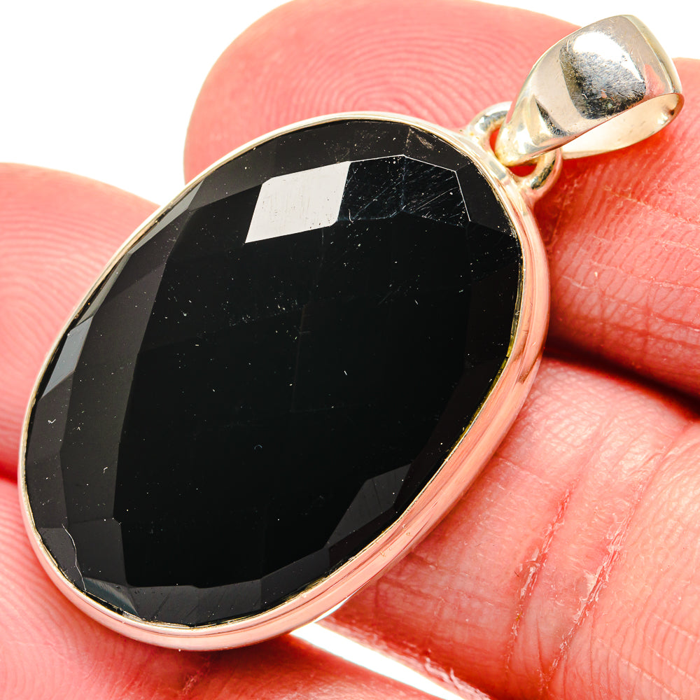 Black Onyx Pendants handcrafted by Ana Silver Co - PD20677