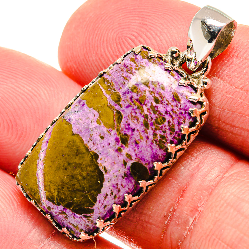 Stichtite Pendants handcrafted by Ana Silver Co - PD20680