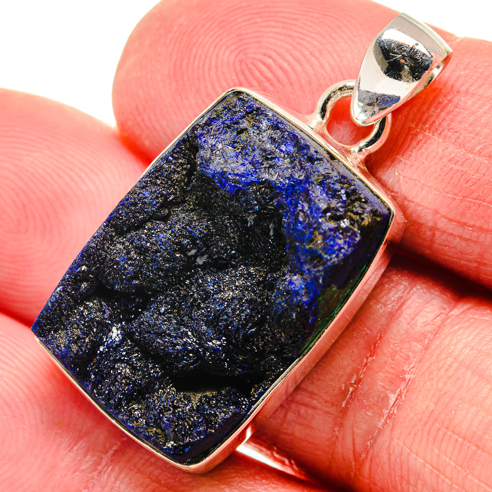 Azurite Pendants handcrafted by Ana Silver Co - PD20682