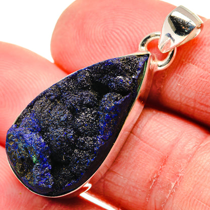 Azurite Pendants handcrafted by Ana Silver Co - PD20683