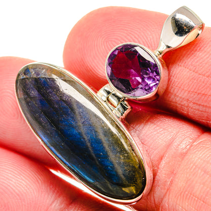 Labradorite Pendants handcrafted by Ana Silver Co - PD20693