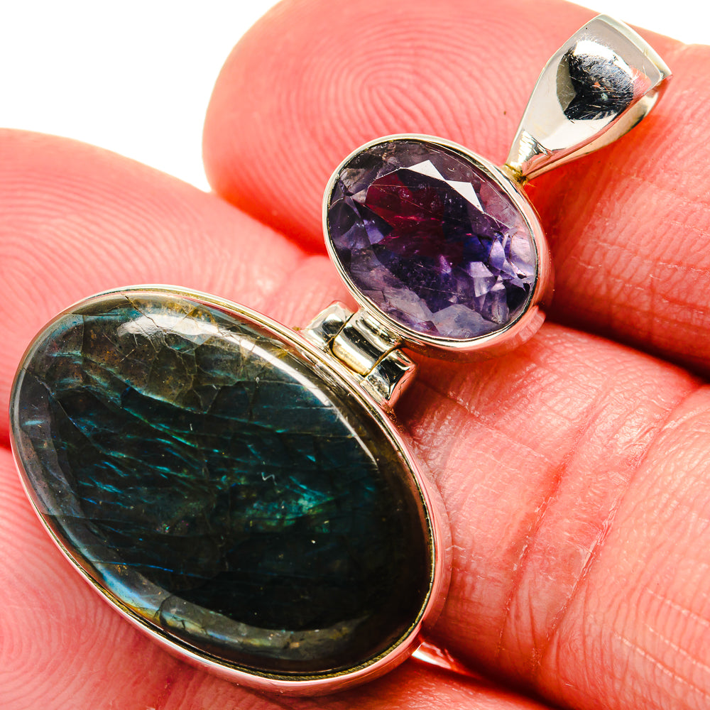 Labradorite Pendants handcrafted by Ana Silver Co - PD20706