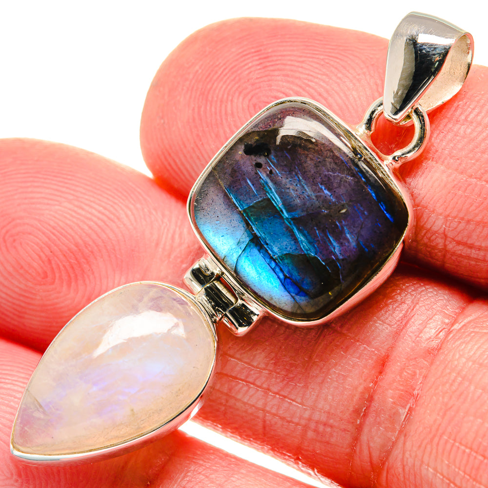Labradorite Pendants handcrafted by Ana Silver Co - PD20708