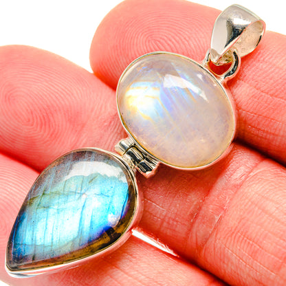 Labradorite Pendants handcrafted by Ana Silver Co - PD20709