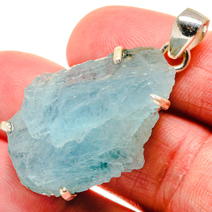 Aquamarine Pendants handcrafted by Ana Silver Co - PD20720