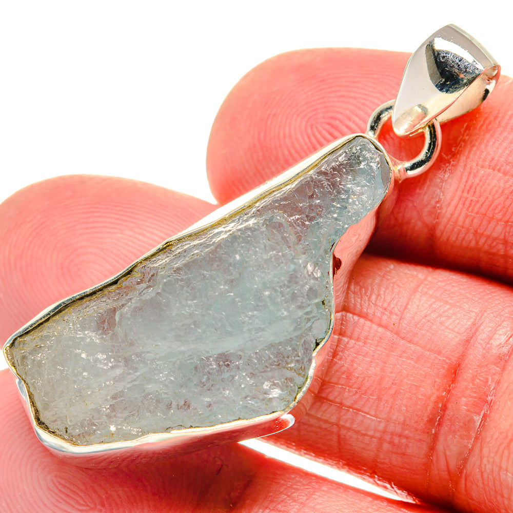 Aquamarine Pendants handcrafted by Ana Silver Co - PD20721