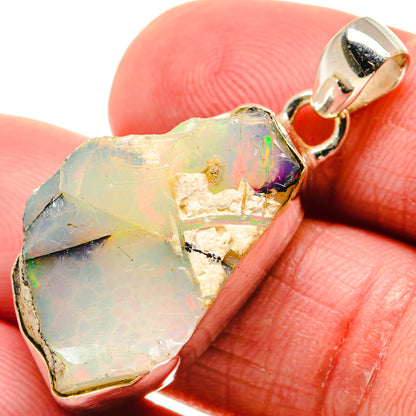 Ethiopian Opal Pendants handcrafted by Ana Silver Co - PD20727