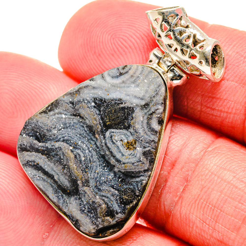 Desert Druzy Pendants handcrafted by Ana Silver Co - PD20731