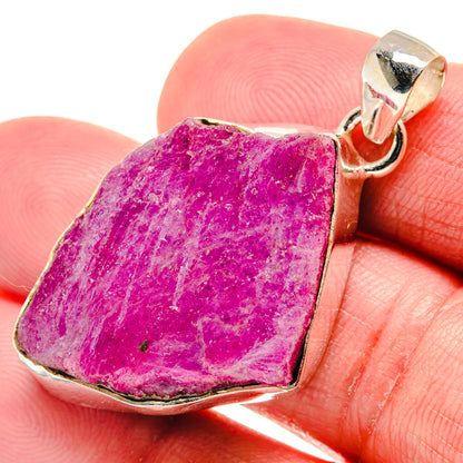 Ruby Fuchsite Pendants handcrafted by Ana Silver Co - PD20732
