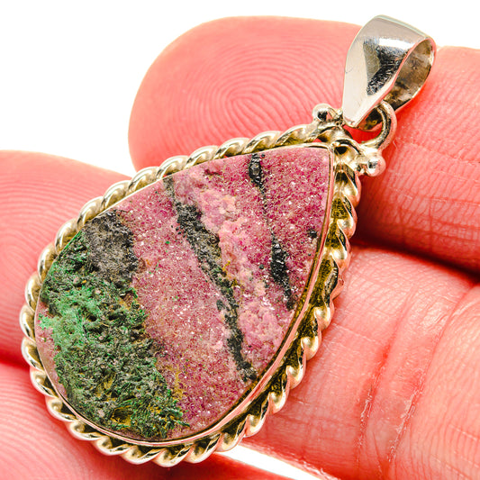 Cobalto Calcite Druzy Pendants handcrafted by Ana Silver Co - PD20736