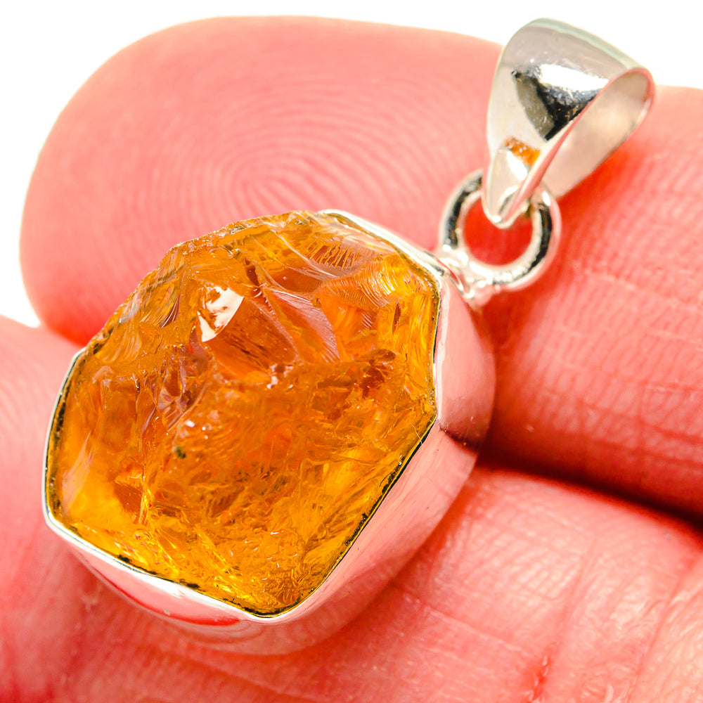 Citrine Pendants handcrafted by Ana Silver Co - PD20759