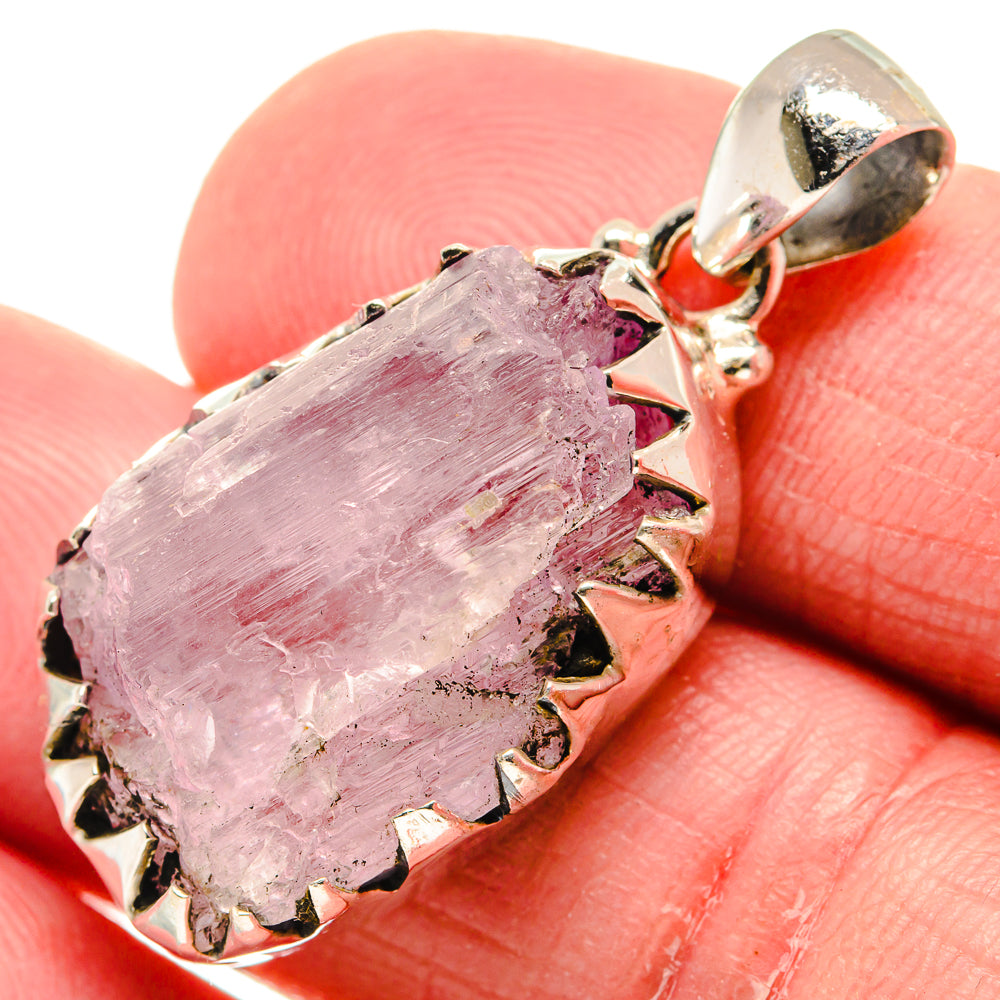 Kunzite Pendants handcrafted by Ana Silver Co - PD20762