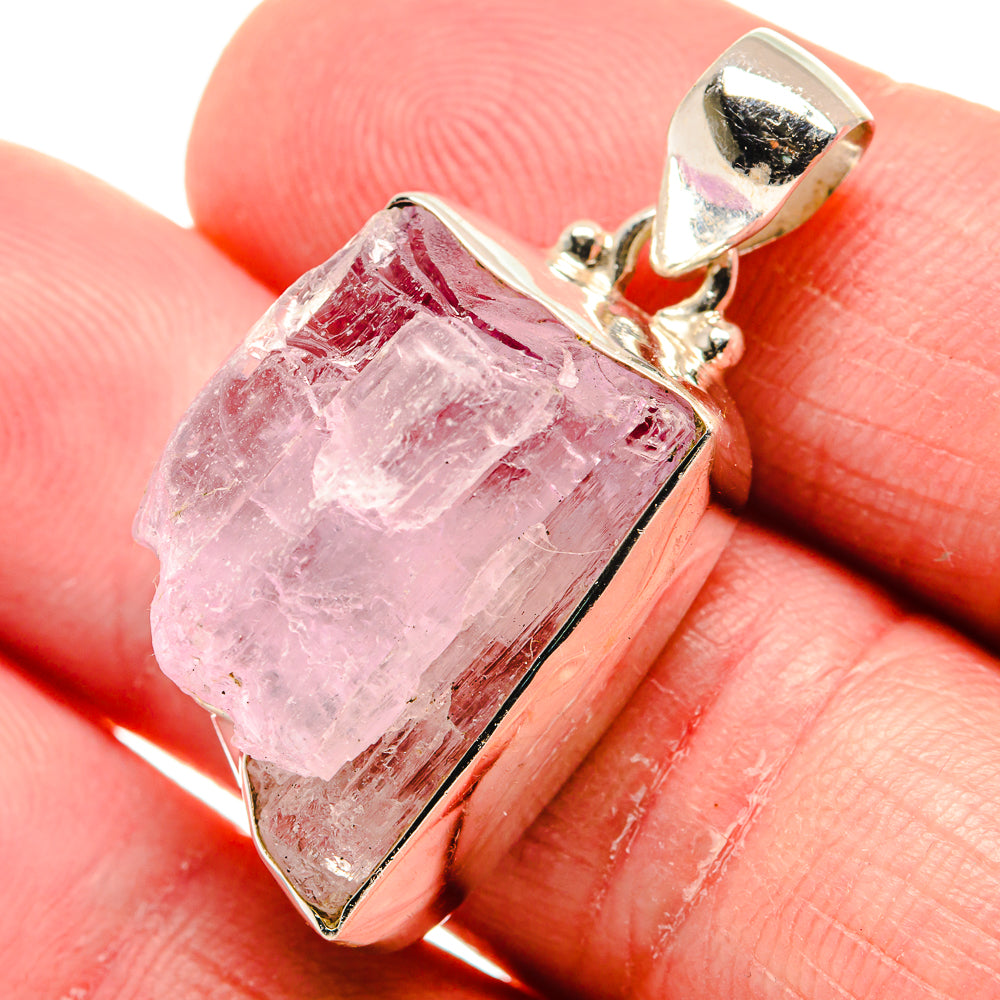 Kunzite Pendants handcrafted by Ana Silver Co - PD20763