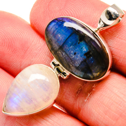 Labradorite Pendants handcrafted by Ana Silver Co - PD20767