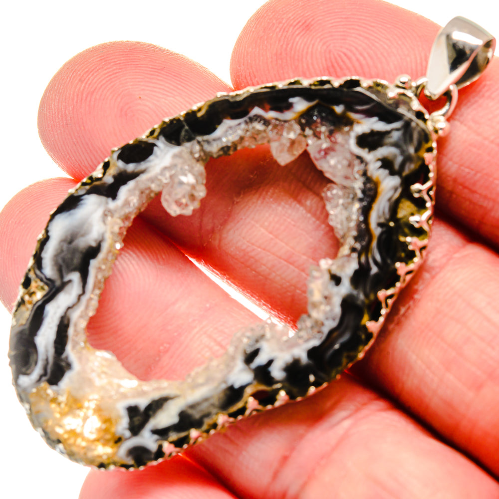 Occo Geode Pendants handcrafted by Ana Silver Co - PD20770