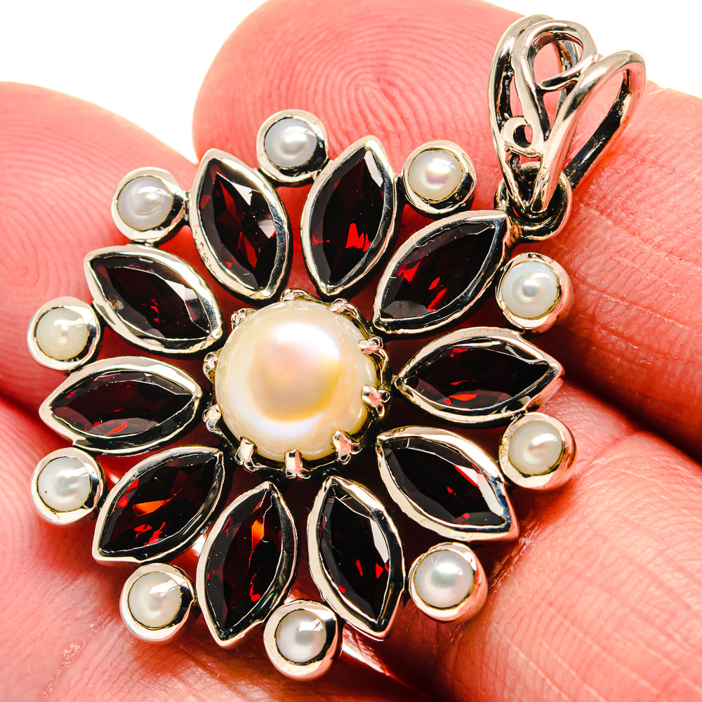 Garnet Pendants handcrafted by Ana Silver Co - PD20772