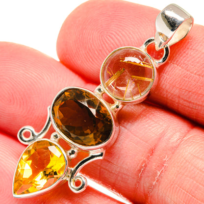 Citrine Pendants handcrafted by Ana Silver Co - PD20774