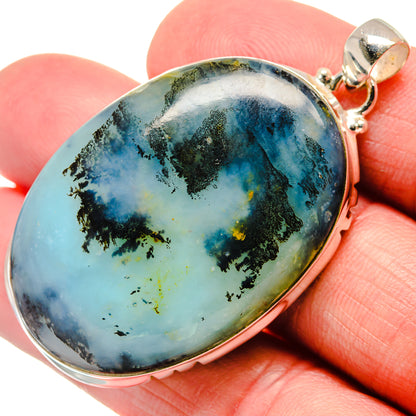Peruvian Opal Pendants handcrafted by Ana Silver Co - PD20777