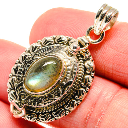 Labradorite Pendants handcrafted by Ana Silver Co - PD20785