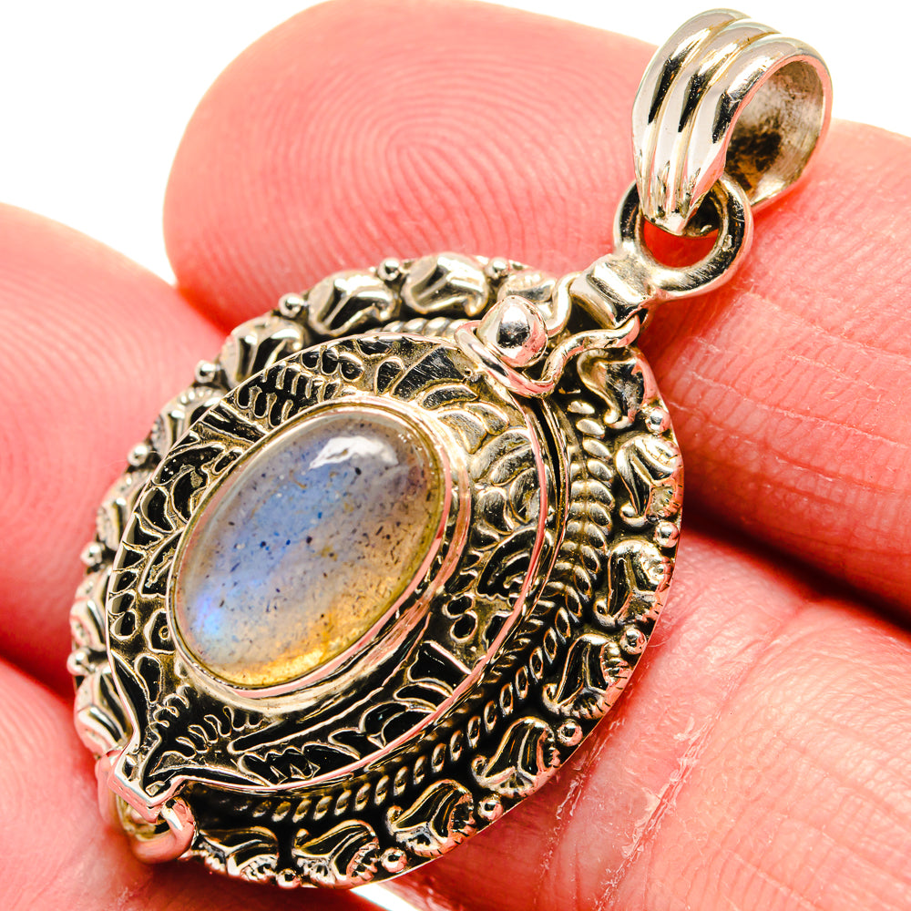 Labradorite Pendants handcrafted by Ana Silver Co - PD20787