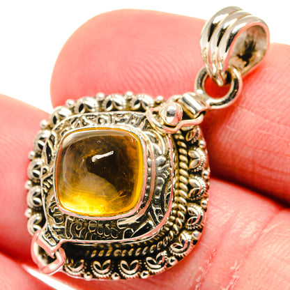 Citrine Pendants handcrafted by Ana Silver Co - PD20788